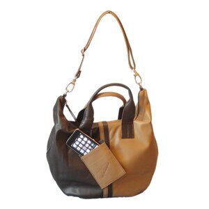 Bruno Rossi Deerskin Satchel/Shoulder Bag